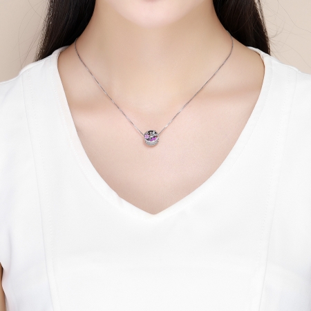 Charm argint 925 cu zana, floricele si zirconii albe - Be Fantastic PST0144 [4]