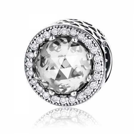 Charm argint 925 cu zirconii albe - Be Elegant PST0038 [0]