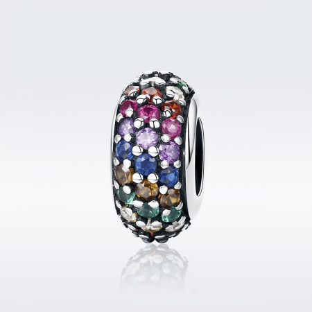 Charm argint 925 cu zirconii multicolore - Be Elegant PST0118 [1]