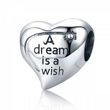 Charm argint 925 inimioara A Dream is a Wish - Be in Love PST0108 [0]