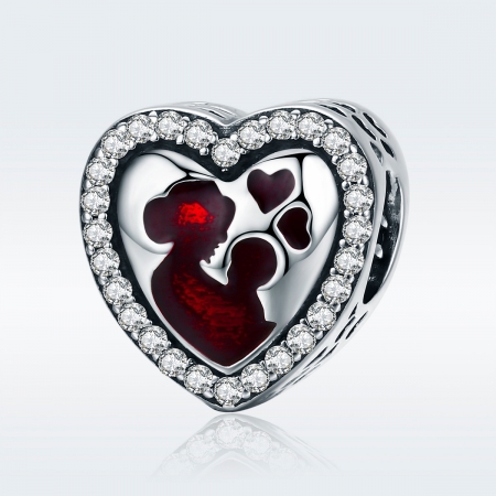 Charm argint 925 inimioara mama si copilul - Be in Love PST0122 [1]