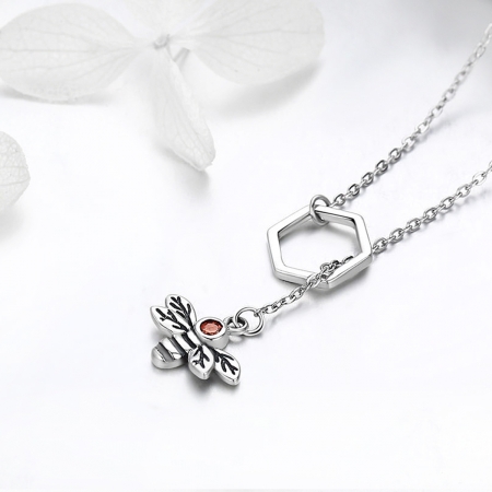 Colier argint 925 cu albinuta - Be Nature CST0009 [2]