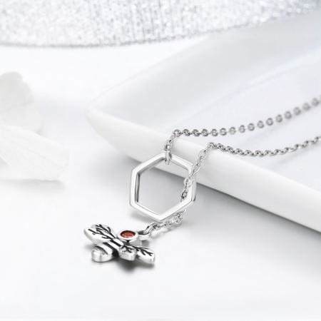 Colier argint 925 cu albinuta - Be Nature CST0009 [4]