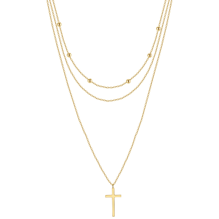 Colier argint 925 placat cu aur 14K