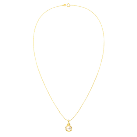Colier argint 925 placat cu aur 14K cu perle naturale [2]