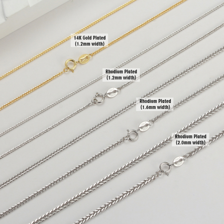 Colier argint 925 placat cu aur 18K, 55 cm, 1,2 mm [5]