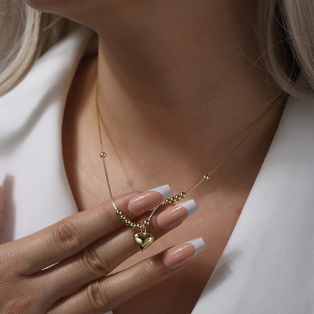 Colier argint 925 placat cu aur 14K [6]