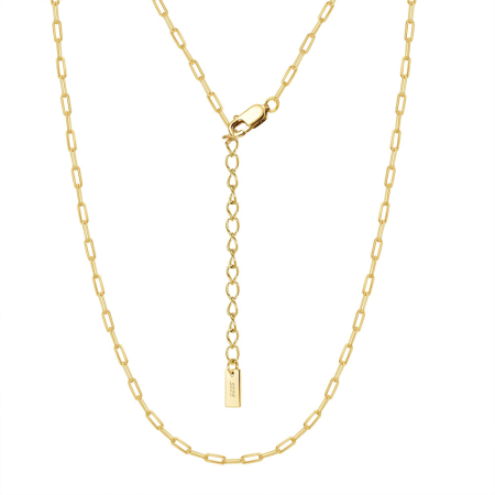 Colier argint 925 placat cu aur 14K, 60 cm, 1,8 mm