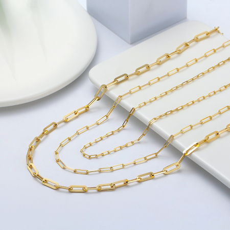 Colier argint 925 placat cu aur 18K, 50 cm, 2,2 mm [9]
