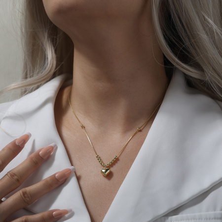 Colier argint 925 placat cu aur 14K [3]