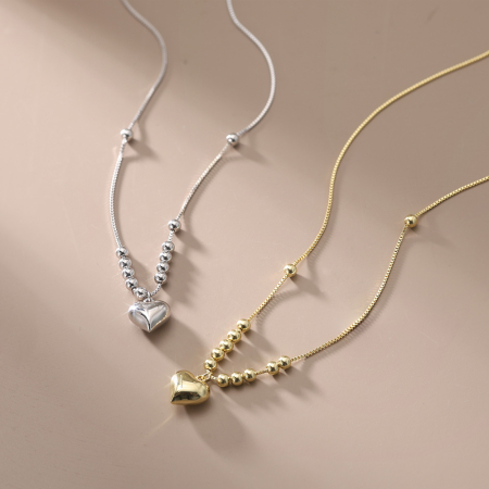 Colier argint 925 placat cu aur 14K [8]