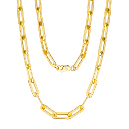 Colier argint 925 placat cu aur 18K, 50 cm, 2,2 mm [6]