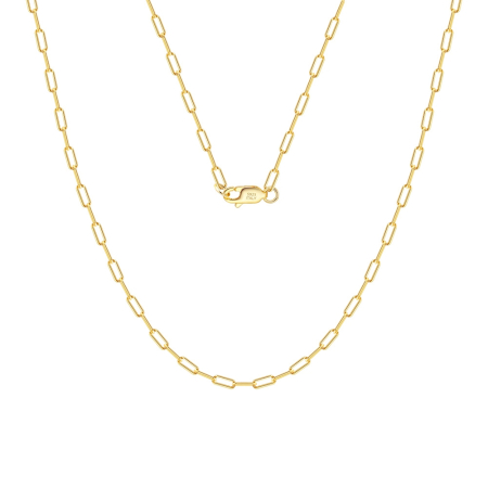 Colier argint 925 placat cu aur 18K, 50 cm, 2,2 mm [11]