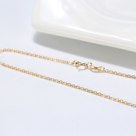 Colier argint 925 placat cu aur 18K, 45 cm [3]
