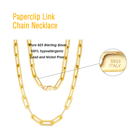 Colier argint 925 placat cu aur 18K, 50 cm, 2,2 mm [5]
