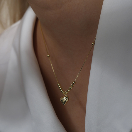 Colier argint 925 placat cu aur 14K [5]