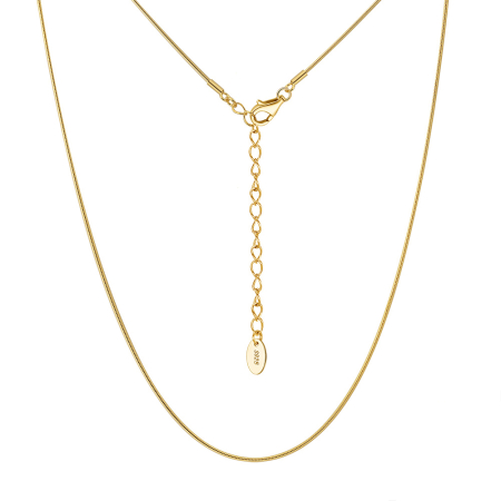 Colier argint 925 placat cu aur 14K