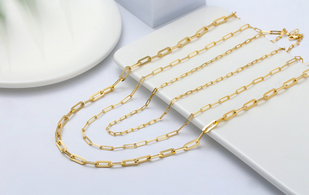 Colier argint 925 placat cu aur 18K, 60 cm, 1,8 mm [8]