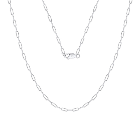 Colier argint 925 placat cu rodiu, 60 cm, 2,2 mm