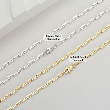 Colier argint 925 placat cu aur 18K, 50 cm, 2,2 mm [7]