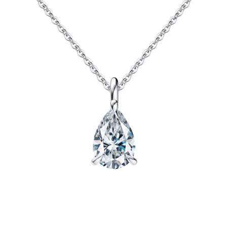 Colier argint 925 placat cu rodiu cu zirconiu