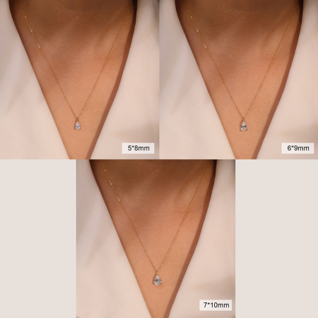 Colier argint 925 placat cu rodiu cu zirconiu [5]
