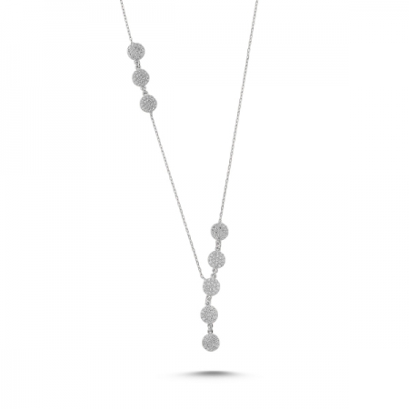 Colier argint 925 rodiat cu zirconii albe - Be Elegant CTU0071 [0]