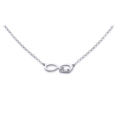 Colier argint 925 rodiat Love cu simbolul infinit - Infinite Love [0]