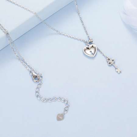 Colier argint cheia dragostei [6]