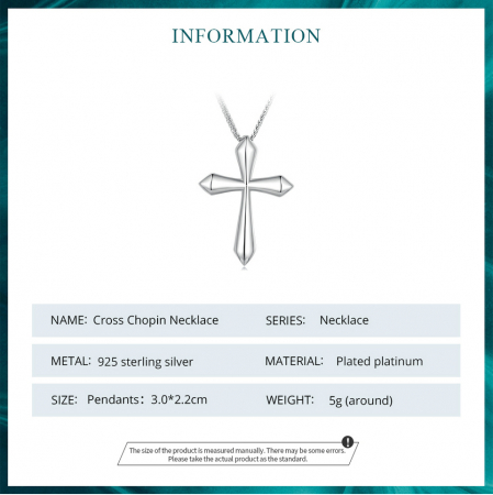 Colier argint cross chopard [8]