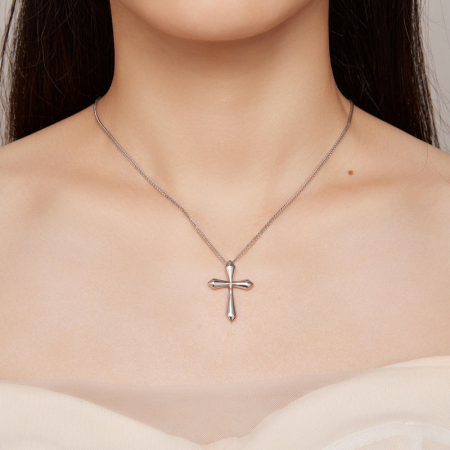 Colier argint cross chopard [1]