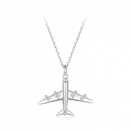 Colier argint cu avion [13]