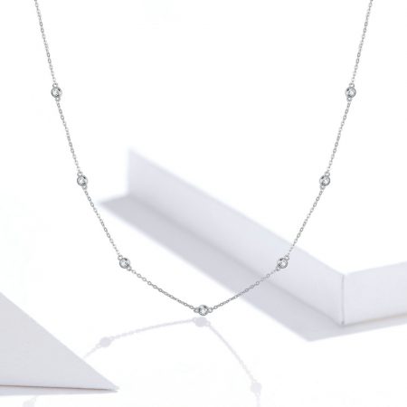 Colier argint cu cristale [7]
