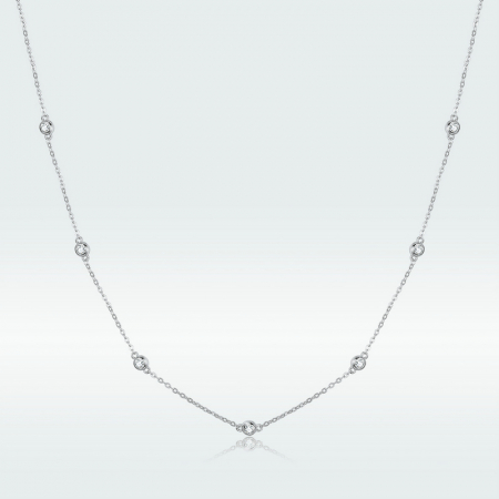 Colier argint cu cristale [8]