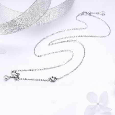 Colier argint cu floare de lotus [7]