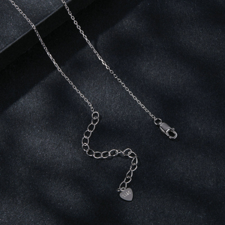Colier argint cu Moissanite [5]