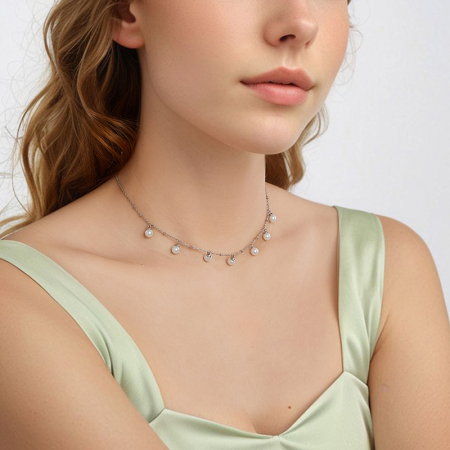 Colier argint cu perle [5]