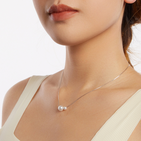 Colier argint cu perlute [11]