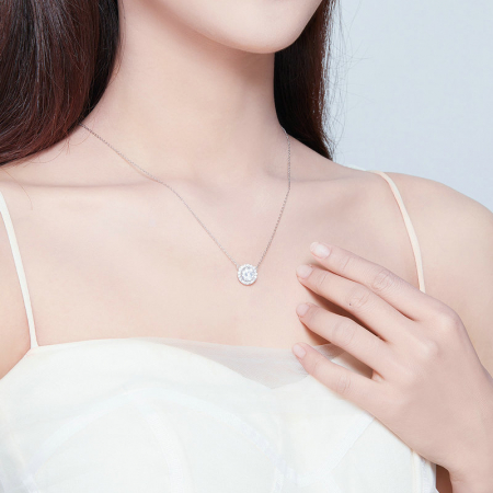 Colier argint cu zirconii [1]