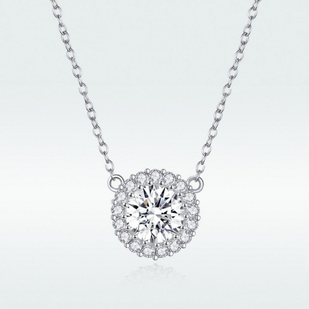 Colier argint cu zirconii [8]