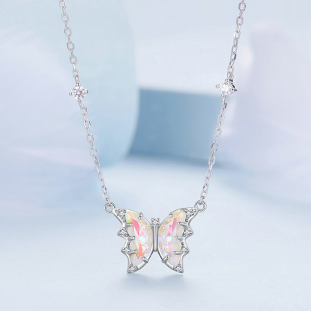 Colier argint fluture [4]