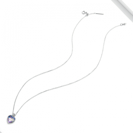 Colier argint inima cu solzi [3]