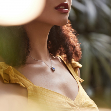 Colier argint inima de inger [1]