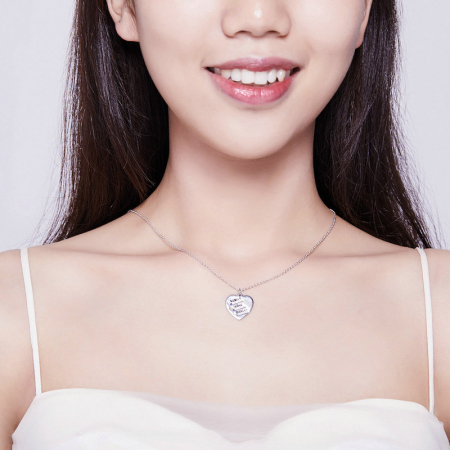 Colier argint inima si motivatii [3]