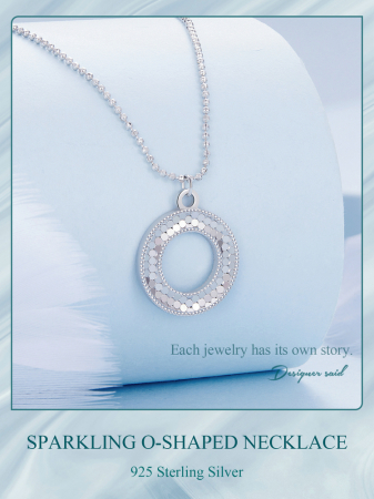 Colier argint disco [18]