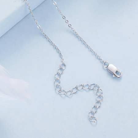 Colier argint pasare colorata [7]