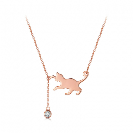 Colier argint pisicuta obraznica [7]