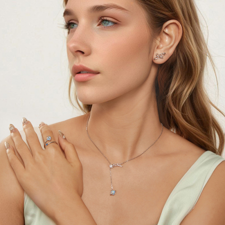 Colier argint Planeta si Opal [15]