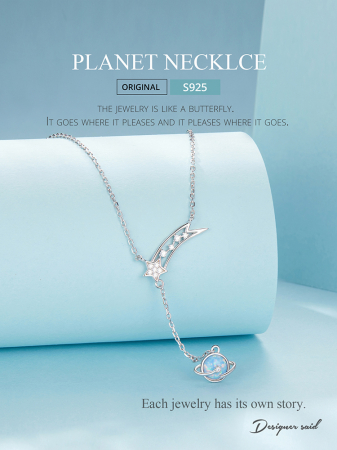 Colier argint Planeta si Opal [22]