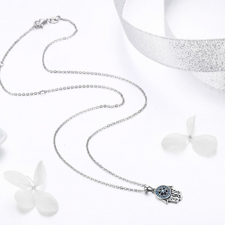 Colier argint reglabil cu Fathima [7]